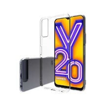 Vivo Y11s Kılıf Kamera Korumalı Şeffaf Kalın Üstün Koruma Silikon Celikaksesuar