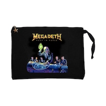 Megadeth Rust İn Peace New Siyah Clutch Astarlı Cüzdan / El Çantası