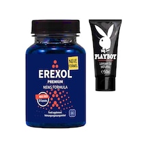 Erexol Erkeklere Özel L-argininli L-citrullineli Macatozlu Çinko Üzüm Çekirdeği Extreli 30 Lu Kapsüller + Kayganlaştırıcıjel