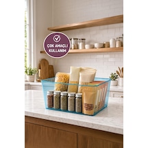 Selka Home Salve Büyük Boy Buzdolabı-Banyo Organizer Düzenleyici