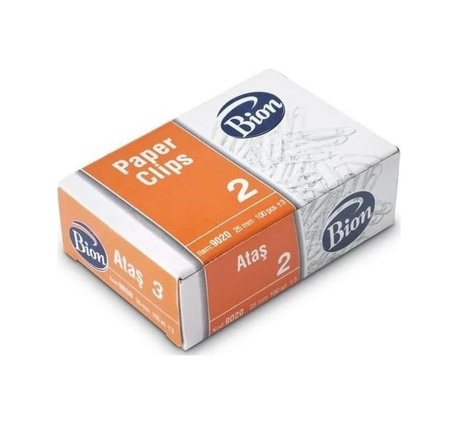 Bion Ataç Ataş No:2 100 Lü 20 Mm 9020 36 Paket