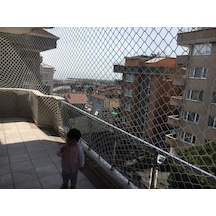 Balkon Güvenlik Ağları 6Mm Ip Kalınlığında 10 Cm Göz Aralığında