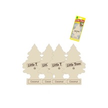 Oto Koku Little Trees Kağıt Asma Hindistan Cevizi Koku 4 Adet