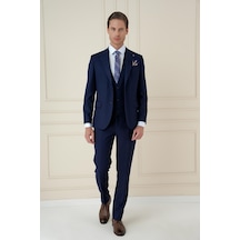 Efor Tk 907 Slim Fit Lacivert Spor Takım Elbise Lacivert