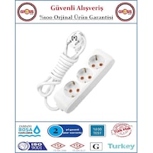 Viko Multi-let Üçlü Topraklı Priz - 5 Metre - Çocuk Korumalı