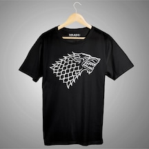 Stark Kurt Game Of Thrones Unisex Tişört Siyah