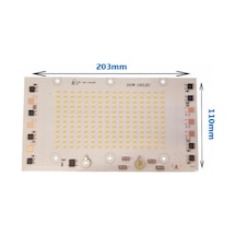 220 Volt 150 Watt Beyaz Hazır Projektör Pcb Ledi Smd 2835 Ledli Projektör Kartı