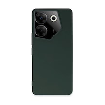 Tecno Camon 20 Pro 5g Uyumlu Kılıf First Silikon - Koyu Yeşil