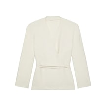 Calvin Klein Hvy Textured Shıne B, Yas, Xxs Krem Kadın Ceket