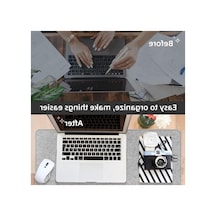 100x50 Cm Kaymaz Keçe Masa Pedi, Anti-statik