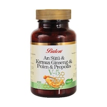Arı Sütü Kırmızı Ginseng Polen Propolis 60 Tablet