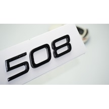 Dk Tuning Peugeot 508 Ön Kaput 2022+ Parlak Siyah Abs Logo Amblem