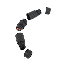 Ip68 Rj45 8P/8C Ara Konnektör Endüstriyel Su Geçirmez Dış Ortam