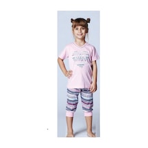 Rolypoly Roly Poly Kız Çocuk Kısa Kol Kapri Takım (2869) (1-6 Yaş)
