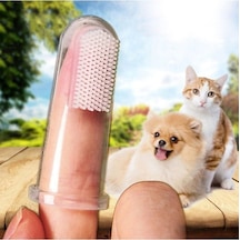 Kedi Ve Köpek Parmak Diş Fırçası (Saklama Kutulu)