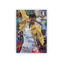 Freddie Mercury Pop Art Ahşap Poster 20x29 Cm