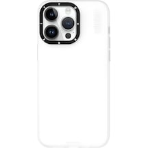 İphone 15 Pro Uyumlu Kılıf Buzlu Mat Tasarım Youngkit Hidden Sand Serisi Kapak Siyah