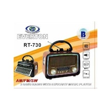 Everton Rt-730 Bluetooth Usb-micro Sd Saatli Nostaljik Radyo Kdo