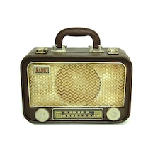 Dekoratif Metal Radyo Bavul