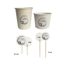 40 Parça Cadı Kazanı Cadılar Bayramı Partisi Kürdan Seti - Bardak Kase Kısa Ve Uzun Kürdan - 2