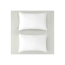 50x70cm Ranforce Pamuklu Gizli Fermuarlı Yastık Astarı 2 Adet Beyaz