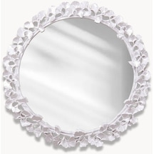 Clove Yuvarlak Ayna İnci Ceviz