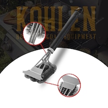 Kohlen Mangal Izgara Barbekü Temizleme Fırçası Kazıyıcı - 41 Cm,