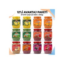 Granül Oralet 8 Çeşit 12 Adet X 300gr İçecek Tozu 300 G