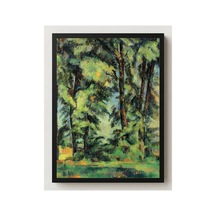 Modern Sanat Cézanne Jas De Bouffan Büyük Ağaçları Çerçevesiz Poster 21x30 Cm A4 Tablo Modern Sanat
