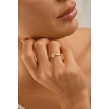 Sefa Gold 14 Ayar Altın Kutup Yıldızı Yüzüksfgyzk16