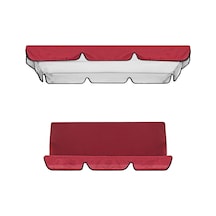 Suntek Magideal Su Geçirmez Salıncak Gölgelik Tente Seti Kırmızı