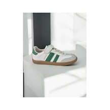 Pepino Çocuk Ortapedik Krep Kaymaz Taban Ince Taban Bounce Taban Sneaker Spor Ayakkabısı Beyaz Pembe