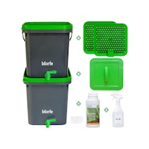 Ayrex Kompost Kovası Kepekli 18 Litre Ikili Set - 18sgb Diğer