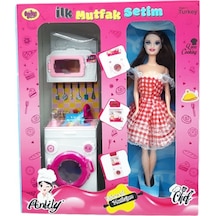 İlk Mutfak Setim Çamaşır Makinası Bebekli
