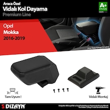 S-dizayn Opel Mokka Abs Vidalı Kol Dayama Kolçak Siyah 2016-2019