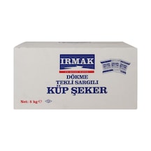 Irmak Tek Sargılı Küp Şeker 5 Kg Hijyenik, Pratik Ve Toplu Tüketim İçin Ekonomik Büyük Paket Tekli