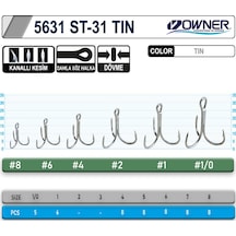 Owner 5631 St-31tn Tin Çarpma İğne 1-0