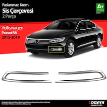S-Dizayn Vw Passat B8 Krom Sis Farı Çerçevesi 2 Parça 2015-2019