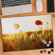 Gelincik Çiçeği Güneş Işığı 240 Parça Puzzle Yapboz-174276