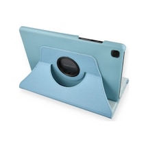 Zengemtx Newface Samsung Uyumlu Galaxy T500 Tab A7 10.4 Kılıf 360 Tablet Deri Kılıf - Turkuaz