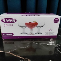 3 Ad Ayaklı Dondurma Tatlı Sunumluk 250 Cc Hacim 10 Cm Yükseklık 9 Cm Ağız