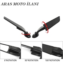 Motosiklet Kanat Dikiz Aynaları Ayarlanabilir R25 -cbr 250 -cbr12
