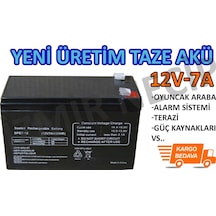 12 Volt 7 Amper Çocuk Oyuncak Araçlar Için Taze Akü