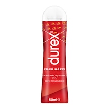 Durex Çilek Hazzı 50 Ml Jel + Siyah Deri El Ve Ayak Kelepçesi + Hediye