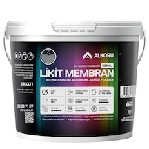 Alkoru 5 Kg Gri Likit Membran Renkli Reçine Esaslı