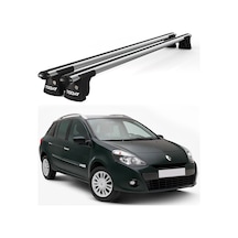 Trio-ı Renault Clio Kombi 2005-2012 Uyumlu Kilitli Ara Atkı 120cm Port Bagaj Tavan Barı