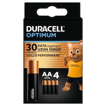 Duracell Optimum AA Alkalin Kalem Piller 1.5 V LR6/MN1500 4’lü Paket