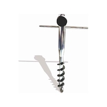 Hsmarket 40 Cm Plaj Şemsiyesi Kazığı Metal Plaj Şemsiye Kazığı Burgulu Kaz