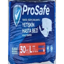 Prosafe 9 Damla Tekstil Yüzey Belbantlı Hasta Bezi L 30'lu