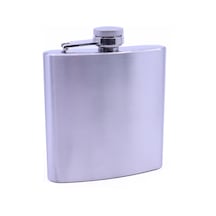 Paslanmaz Çelik Cep Matarası - Hip Flask 6 Oz